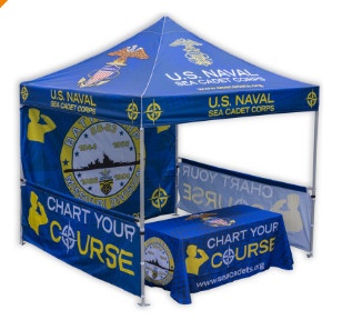 Folded Tent Printing - Custom Folded Tents